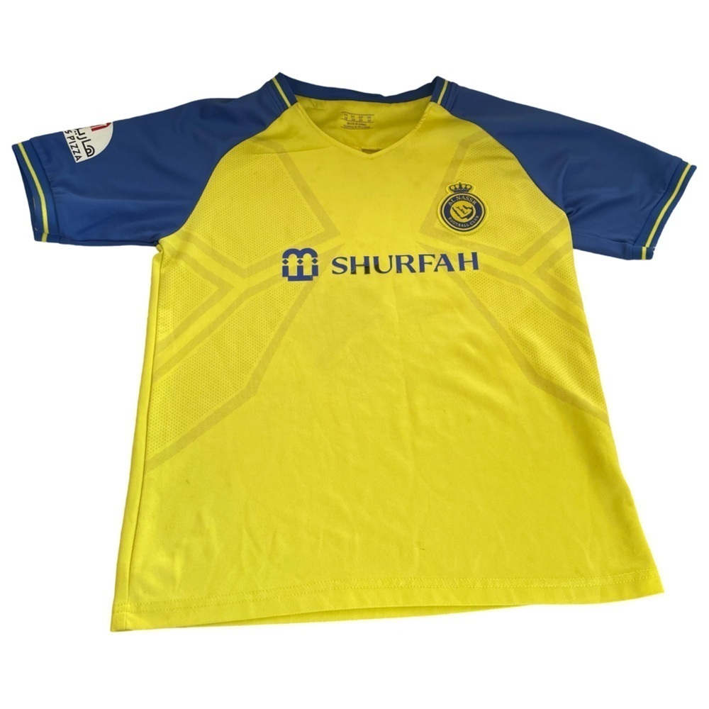 Cristiano Ronaldo Al Nassr #7 Soccer Jersey Boys Size 28